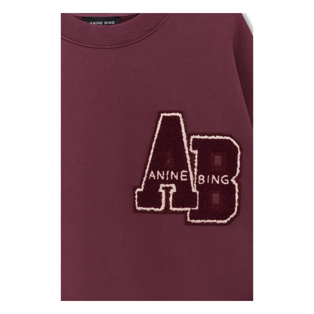 Sweat Miles Letterman | Bordeaux