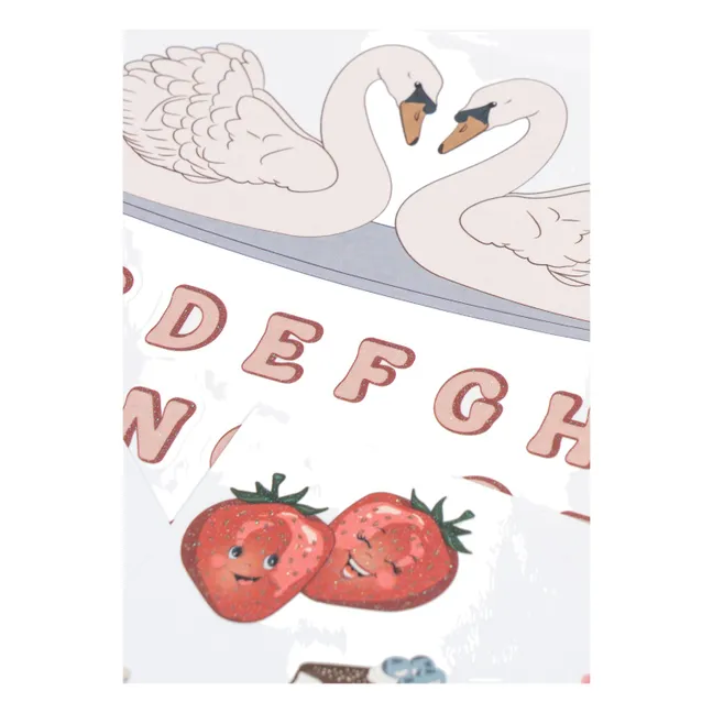 Juego de pegatinas Swan