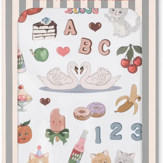 Swan Sticker Set