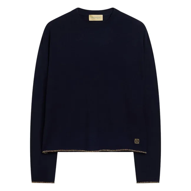 Pull Karasu Laine | Bleu marine