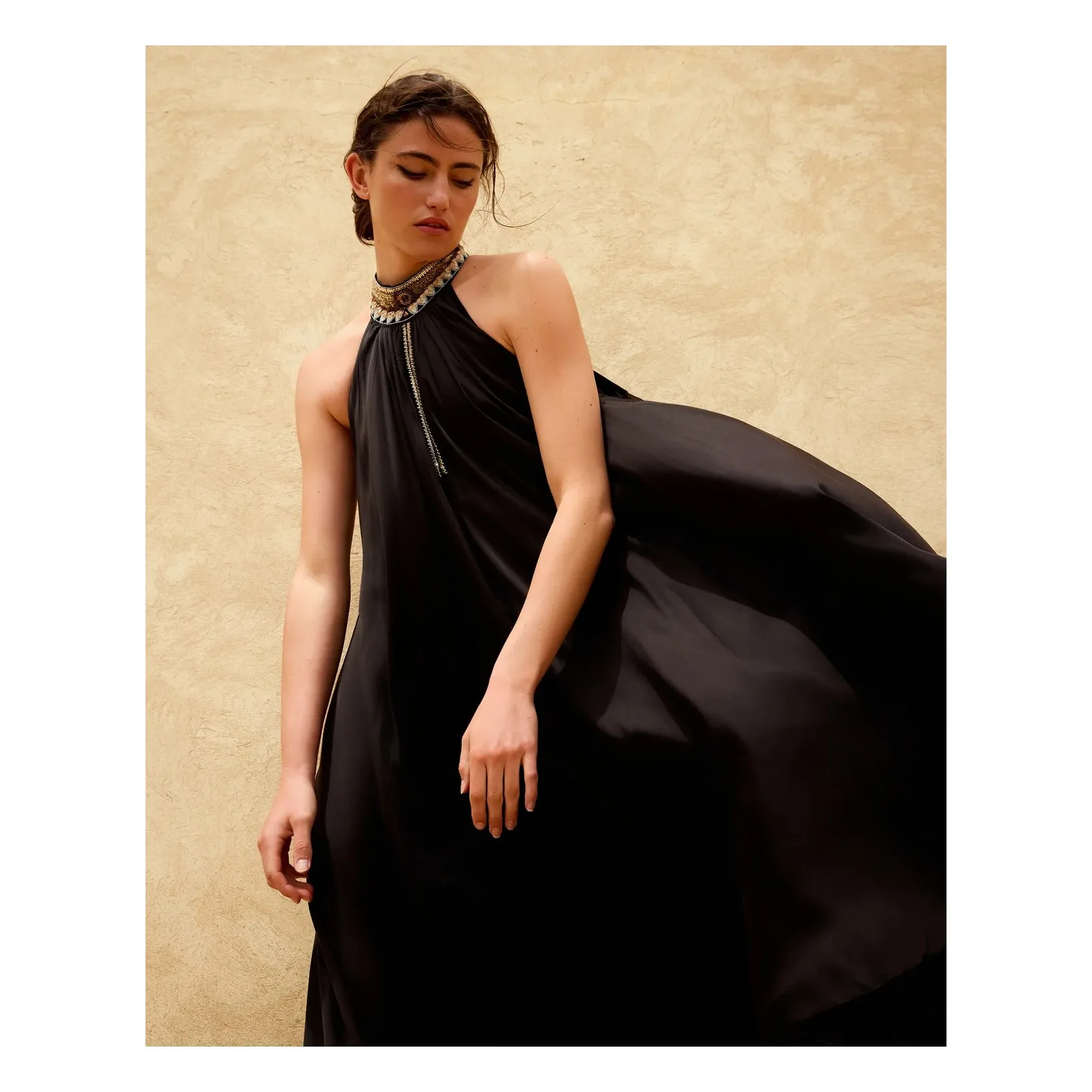 Robe Yanis Lin | Noir- Image produit n°5