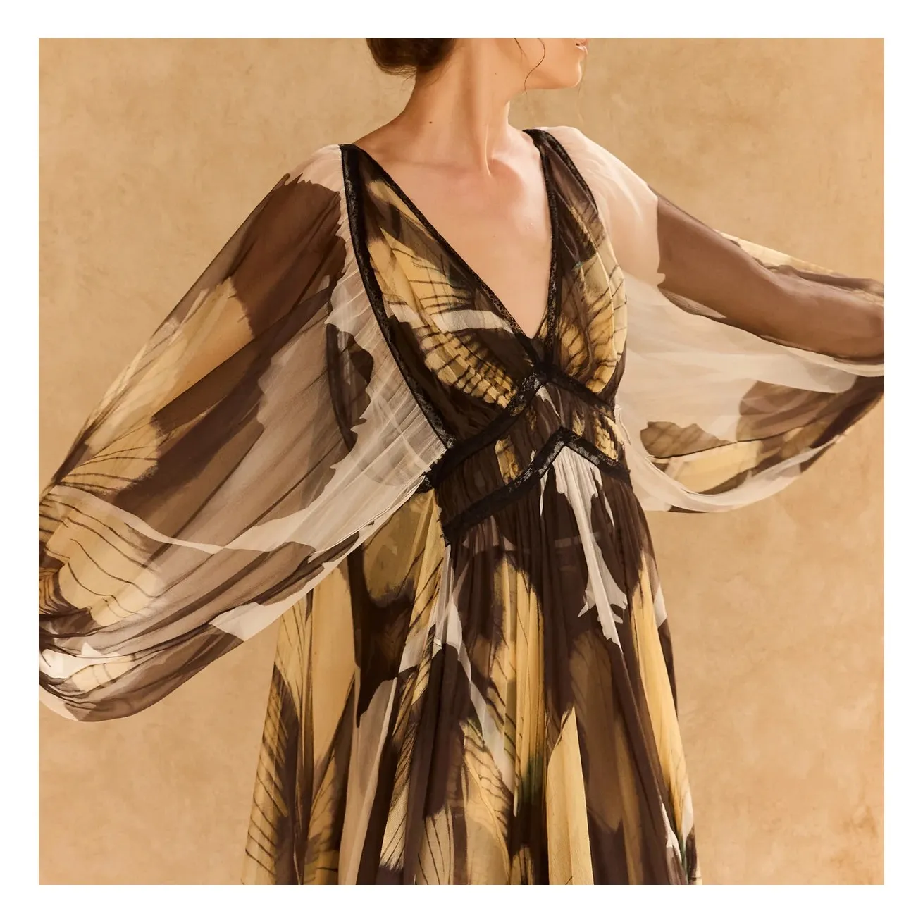Robe Pucha Lin | Gris- Image produit n°14