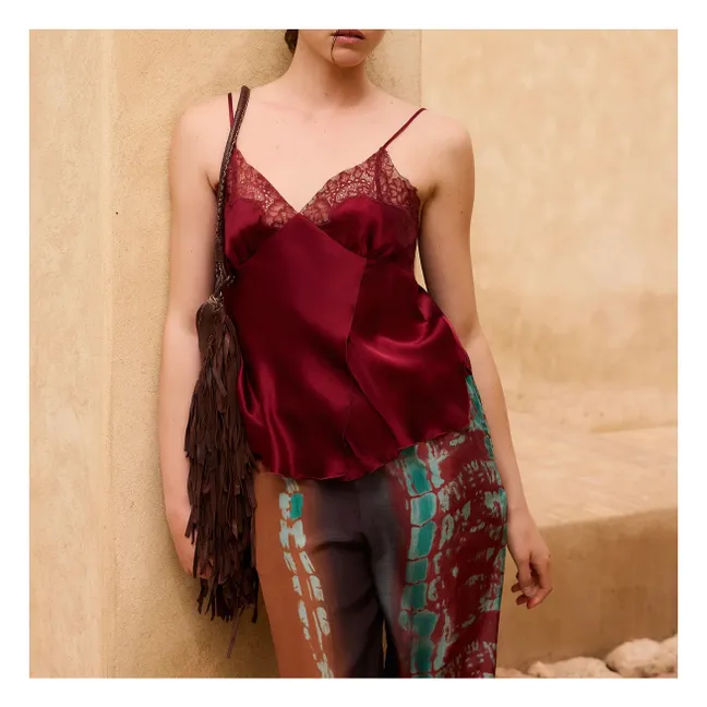 Camisola de seda Sebal | Rojo