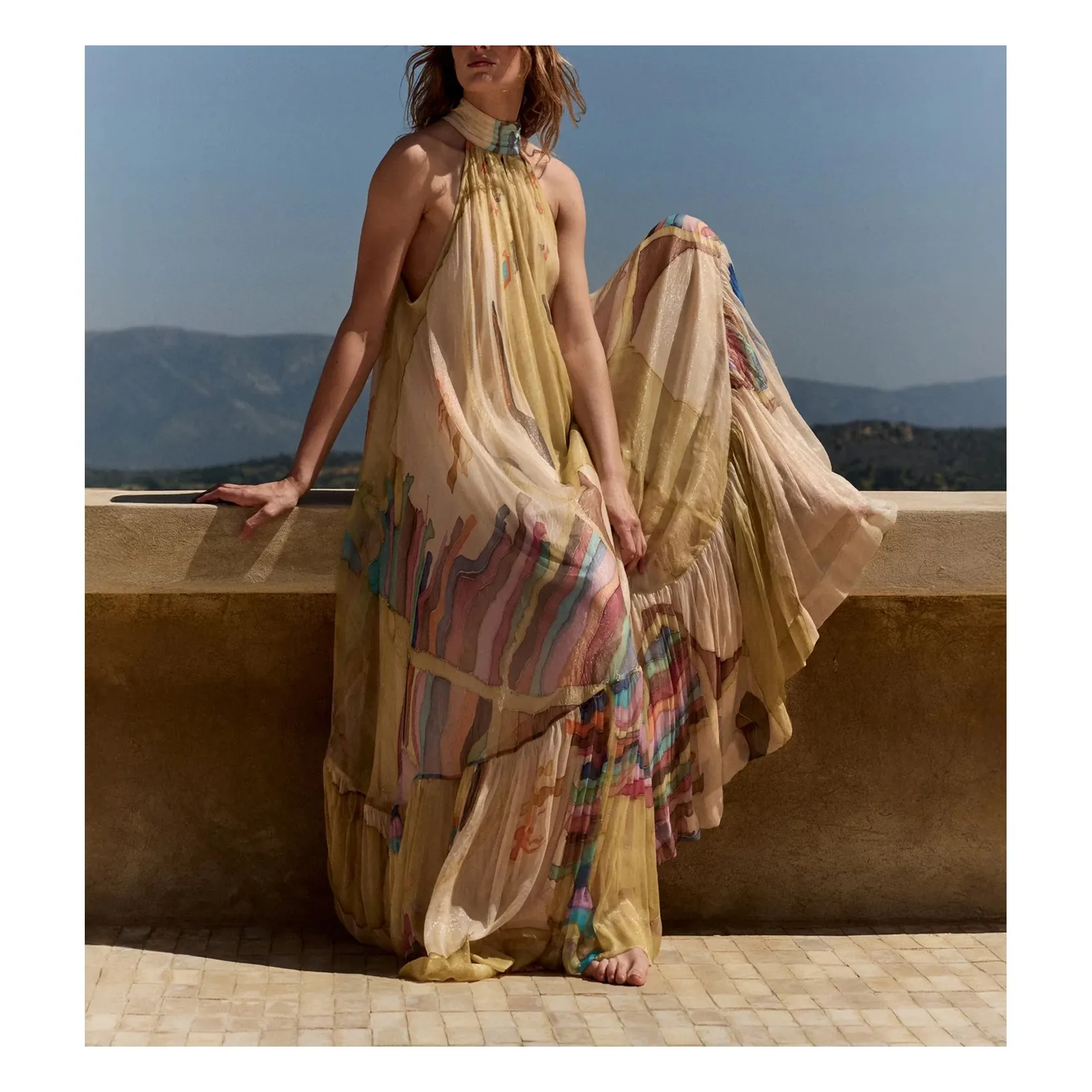 Robe Malar | Beige- Image produit n°1