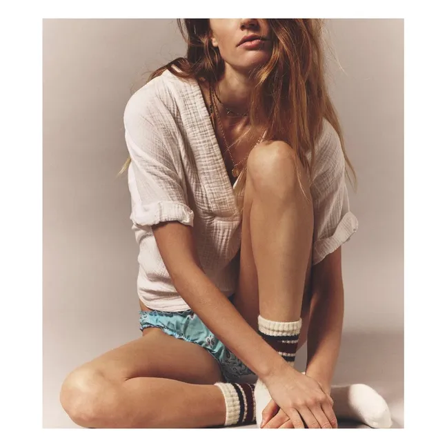 Top Avery Gaze de Coton | Blanc