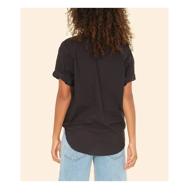 Chemise Channing Popeline de Coton | Noir