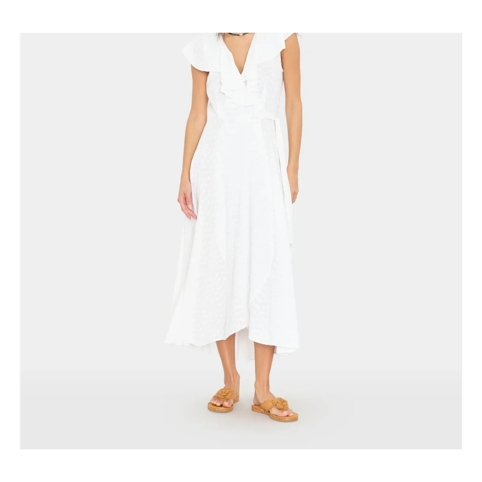 Capsule Léa Meylan : Robe Lola Coton | Blanc- Image produit n°0