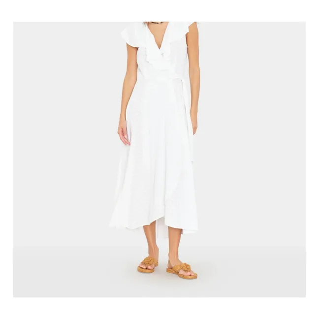 Capsule Léa Meylan : Robe Lola Coton | Blanc