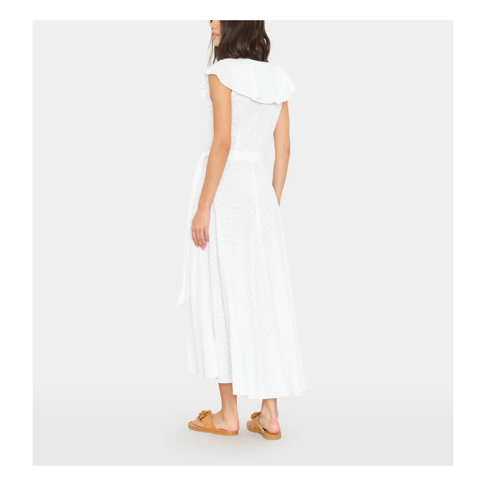 Capsule Léa Meylan : Robe Lola Coton | Blanc- Image produit n°1