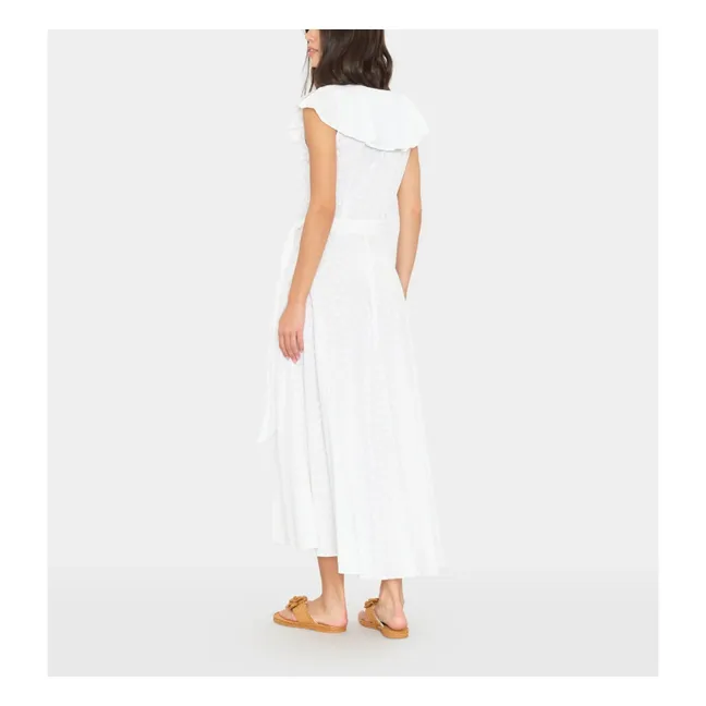 Capsule Léa Meylan : Robe Lola Coton | Blanc