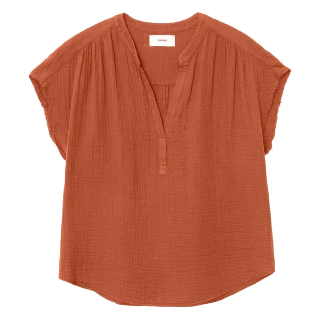 Blouse Kane Coton | Rouille
