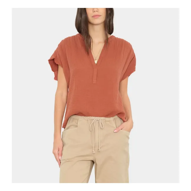 Blouse Kane Coton | Rouille