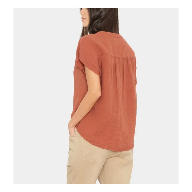 Blouse Kane Coton | Rouille