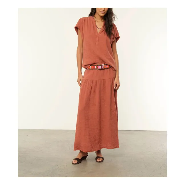 Blouse Kane Coton | Rouille