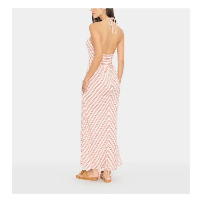 Robe Rayures Maggie | Rose