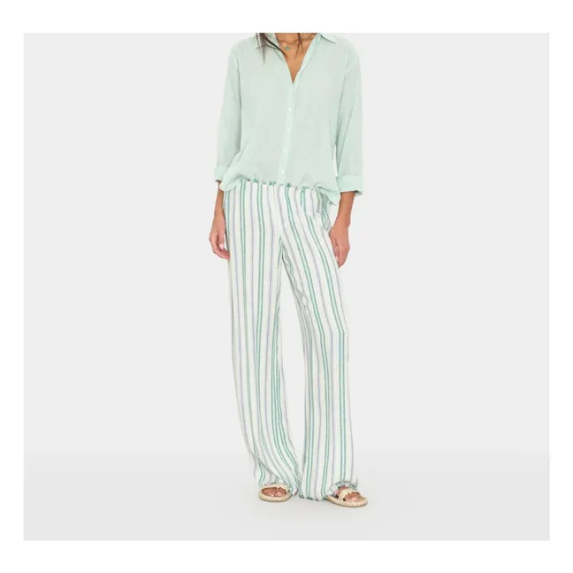 Pantalon Rayures Joseph | Bleu