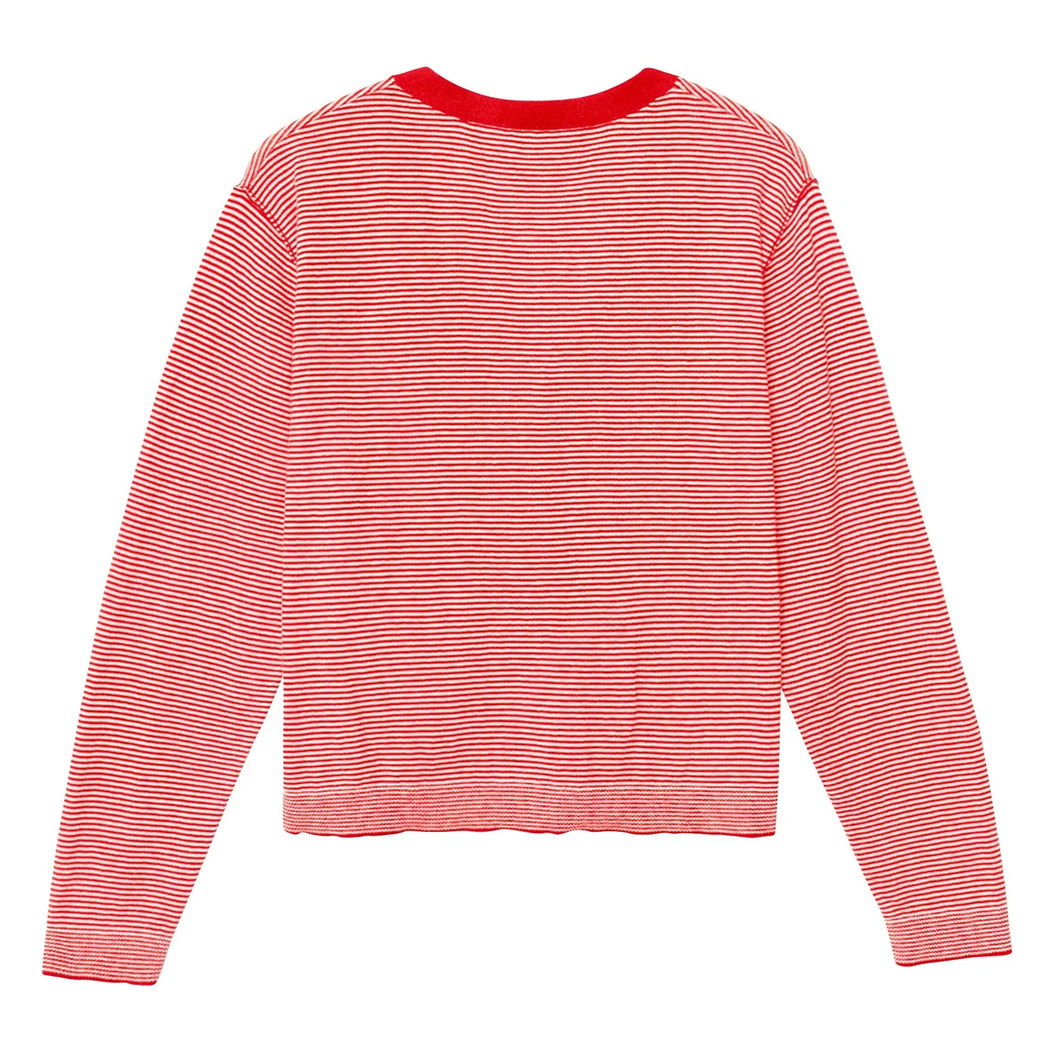 Cardigan Ashton Coton et Cachemire | Rouge- Image produit n°4