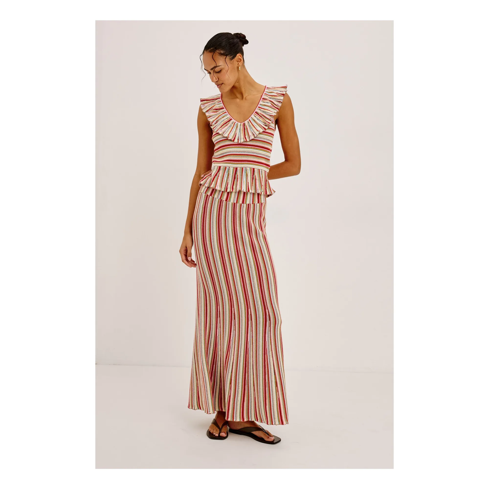 Top Carmelita Coton | Rouge- Image produit n°2