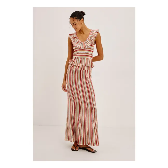 Top Carmelita Coton | Rouge
