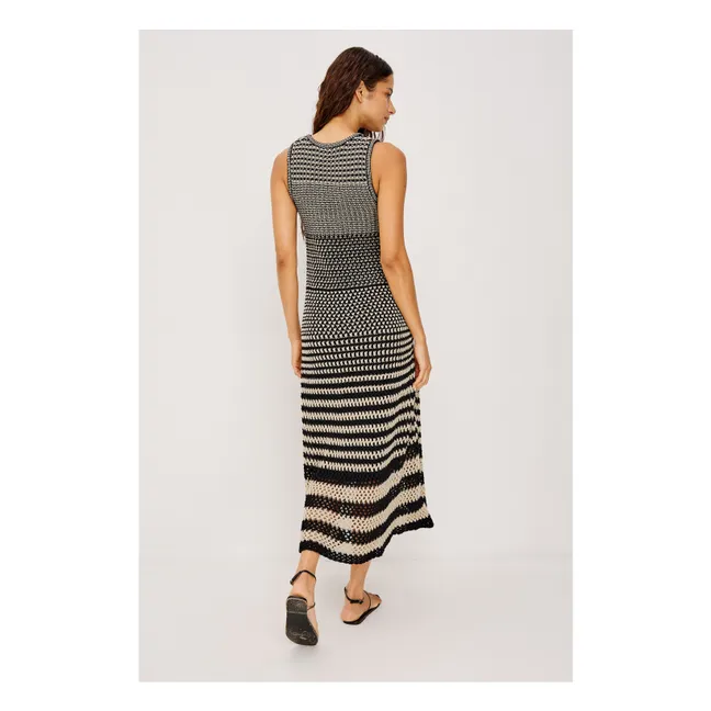 Robe Yvette Coton | Ivoire