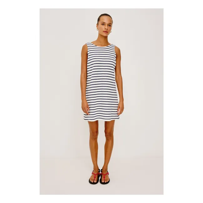 Robe Marinière Kaylee Coton | Ivoire