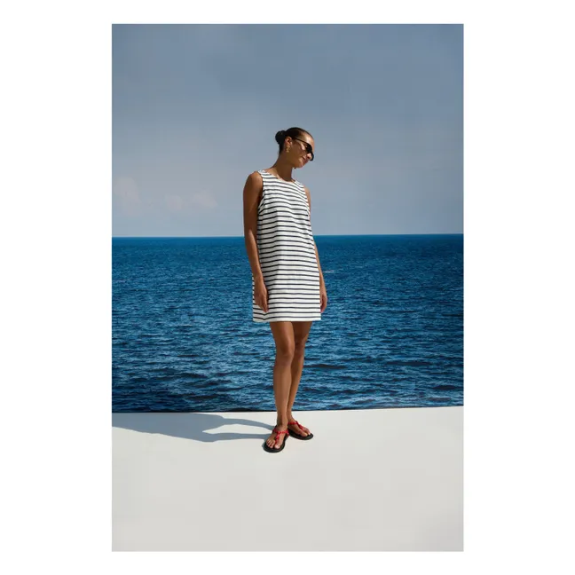 Robe Marinière Kaylee Coton | Ivoire