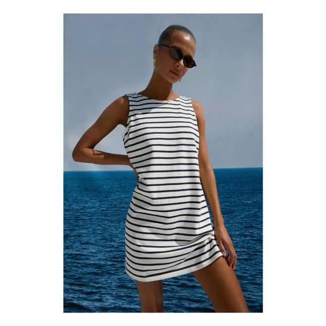 Robe Marinière Kaylee Coton | Ivoire