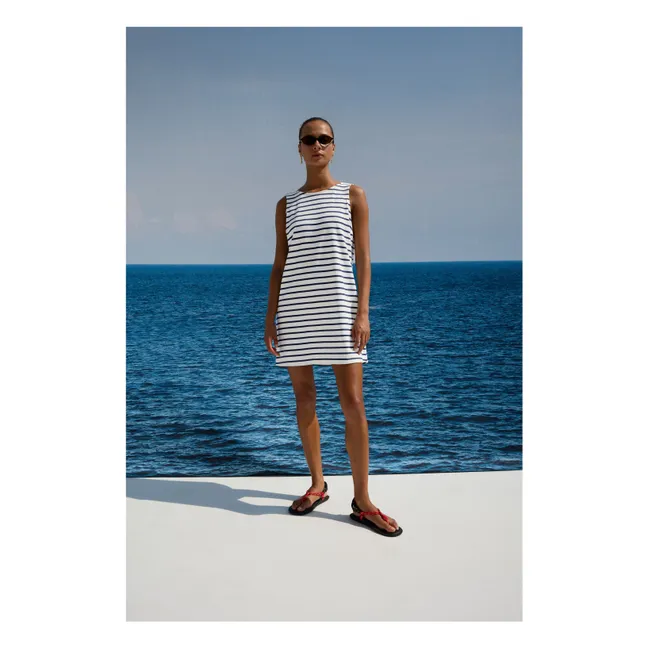 Robe Marinière Kaylee Coton | Ivoire