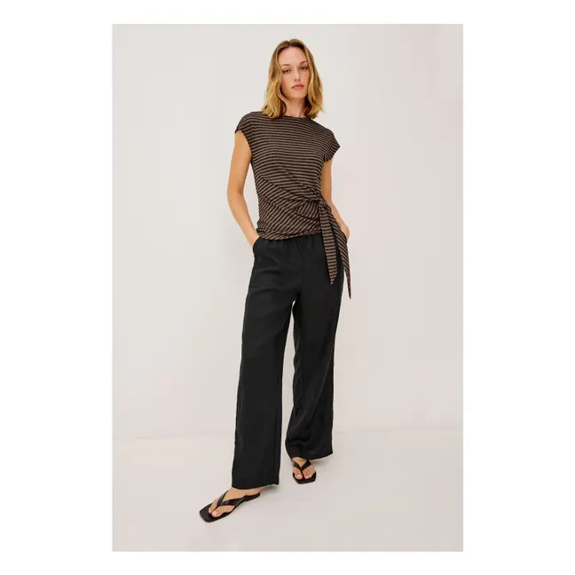 Top Rayures Gabbie | Chocolat