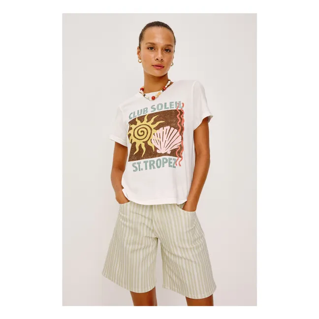 T-shirt Classic Crew Coton | Blanc