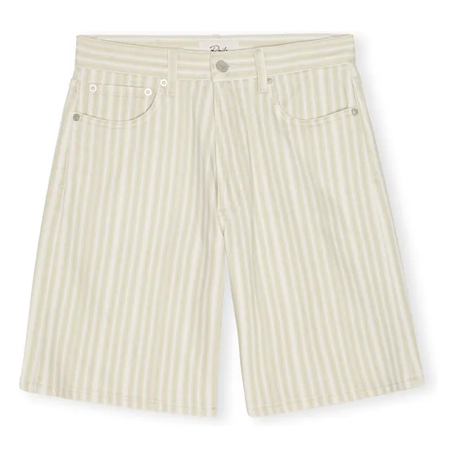 Short Rayures Agoura | Crème