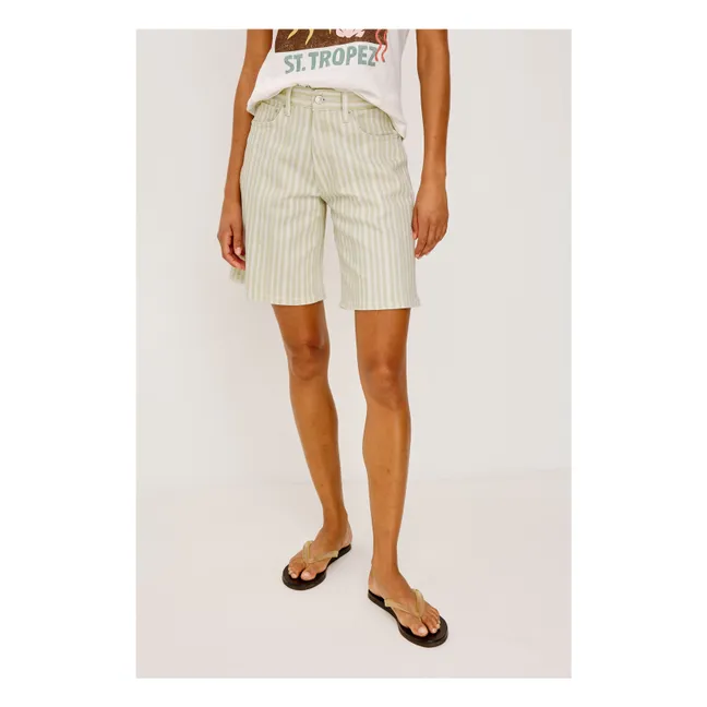 Short Rayures Agoura | Crème