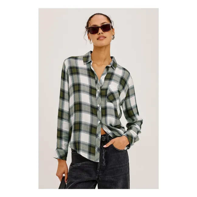 Chemise Carreaux Hunter | Olive