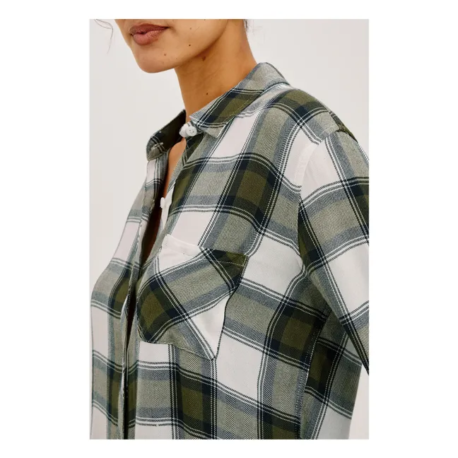 Chemise Carreaux Hunter | Olive