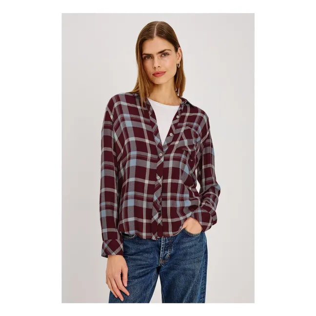 Chemise Carreaux Hunter | Bordeaux