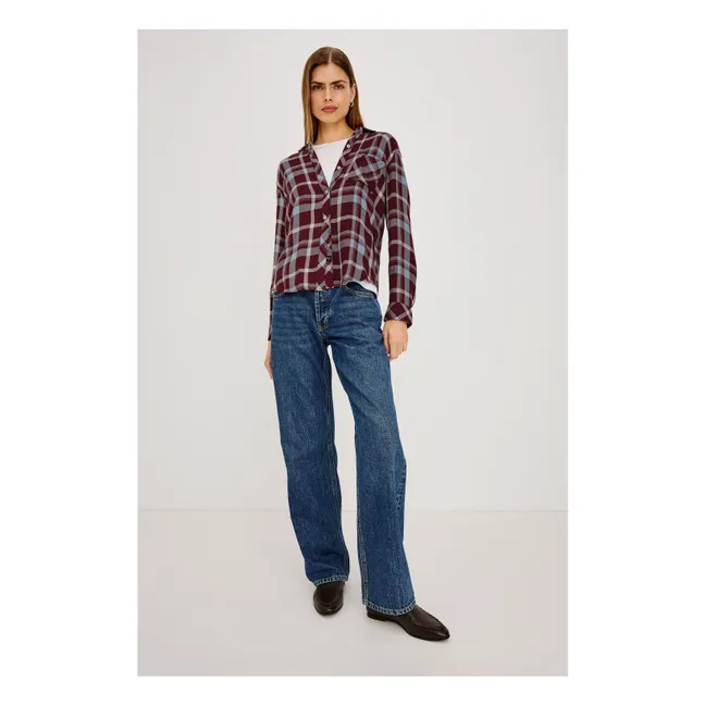 Chemise Carreaux Hunter | Bordeaux