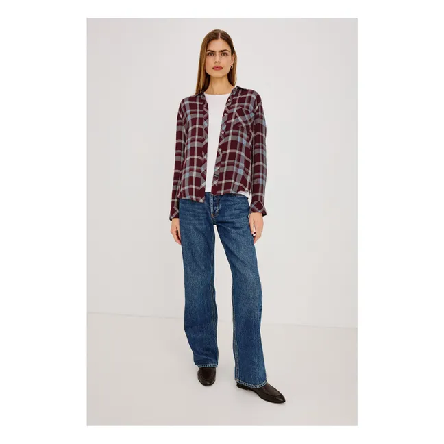 Chemise Carreaux Hunter | Bordeaux