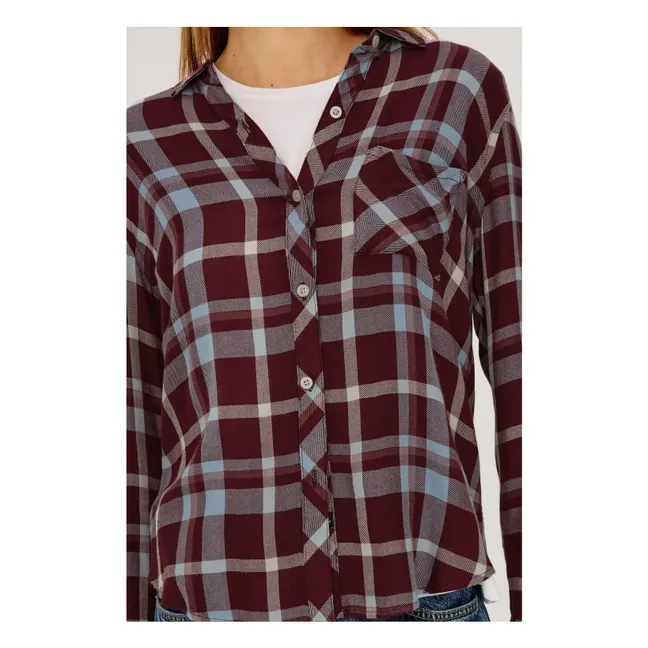 Chemise Carreaux Hunter | Bordeaux