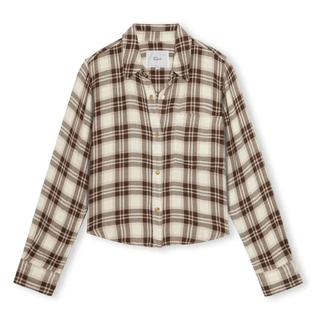 Chemise Carreaux Malin | Marron