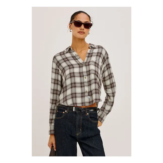 Chemise Carreaux Malin | Marron