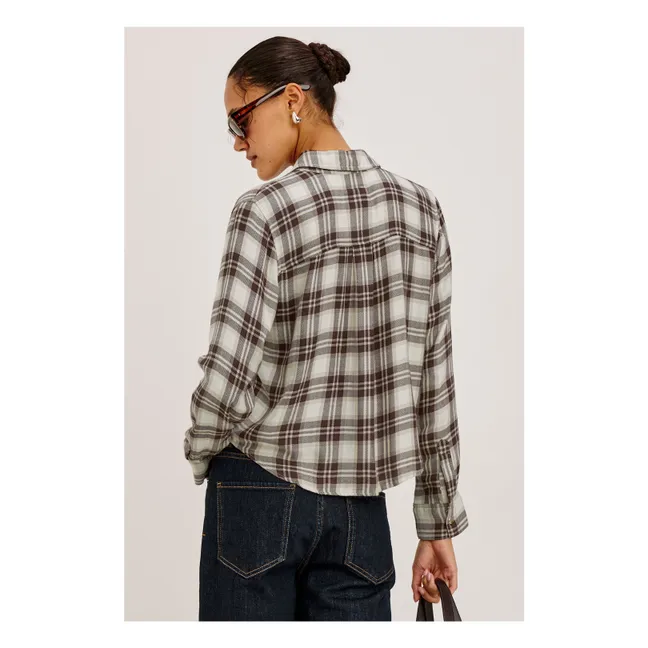 Chemise Carreaux Malin | Marron
