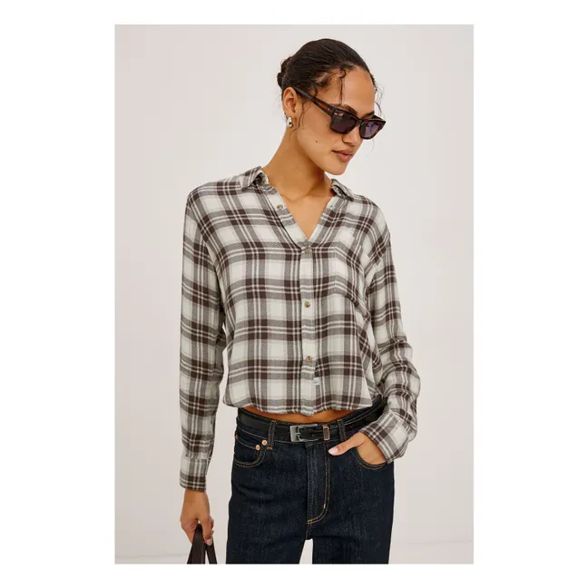 Chemise Carreaux Malin | Marron
