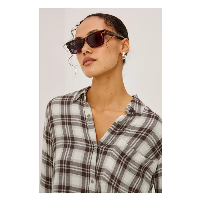 Chemise Carreaux Malin | Marron