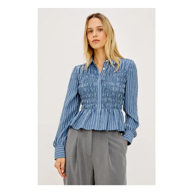 Blouse Rayures Bradshaw | Bleu jean