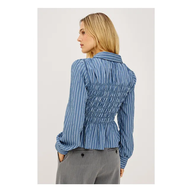 Blouse Rayures Bradshaw | Bleu jean
