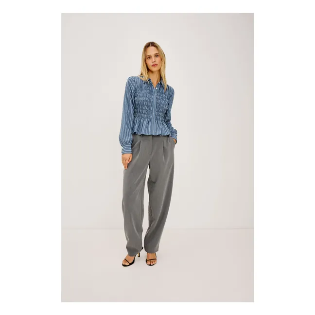 Blouse Rayures Bradshaw | Bleu jean