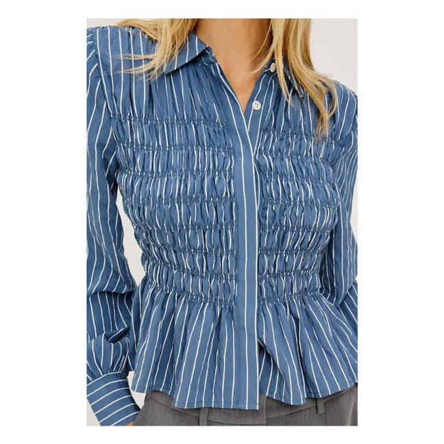 Blouse Rayures Bradshaw | Bleu jean