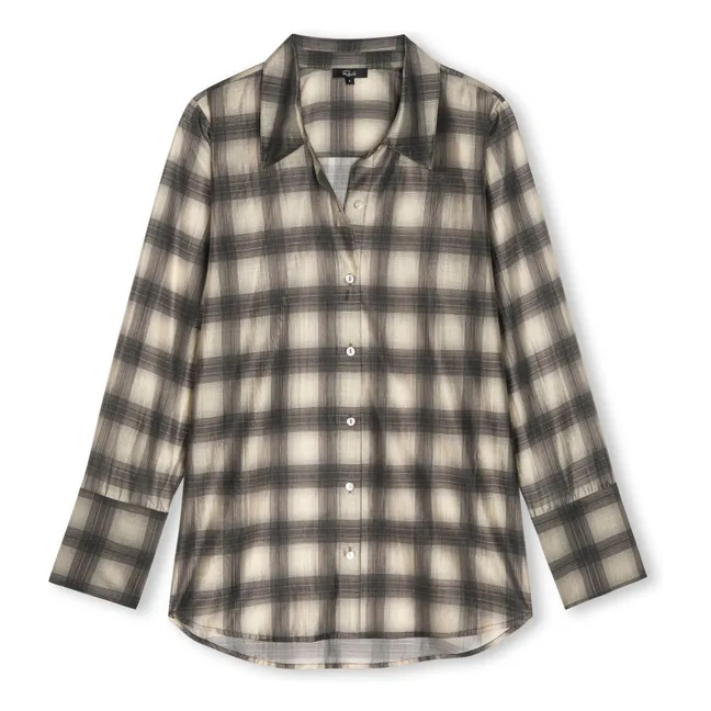 Chemise Carreaux Bishop | Marron