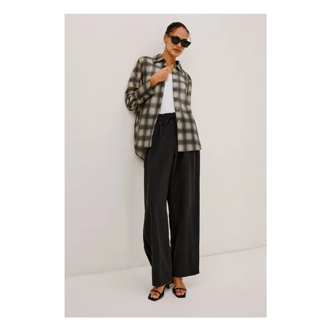 Chemise Carreaux Bishop | Marron