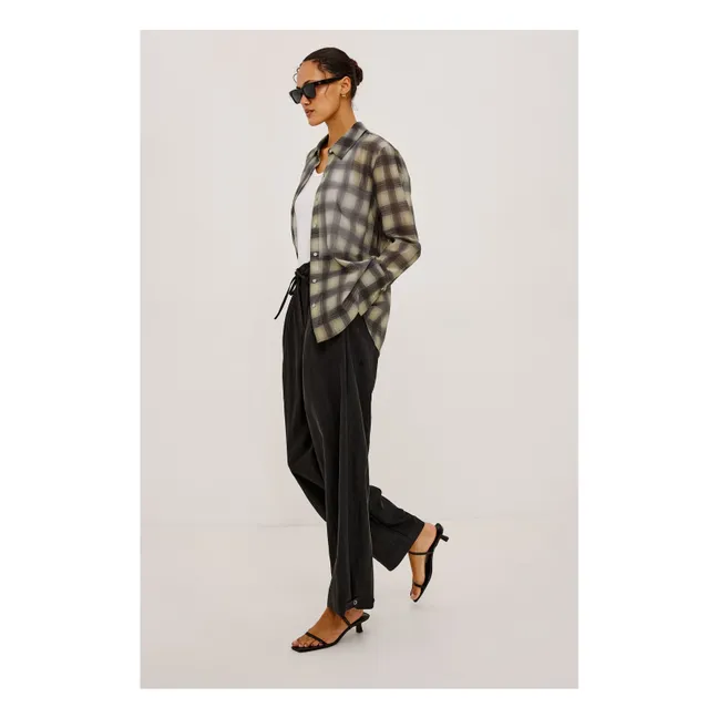 Chemise Carreaux Bishop | Marron